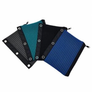 3 Rings PepRally Striped Color Mesh Pouch